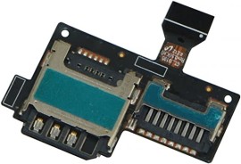 Flex do Slot De Chip Galaxy S4 MINI I9195 - S.3