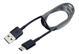 Cabo Usb Com Sada Tipo C Preta Compatvel Original - k3